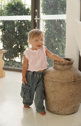 LILY CROCHET TOP - PINK