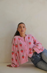 STRAWBERRY CARDIGAN - MAMA