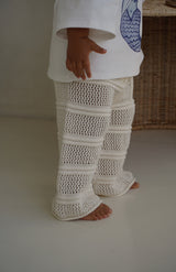 INDIA CROCHET PANT - CREAM