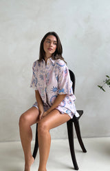 PINK AMORETTE SHORTS - MAMA