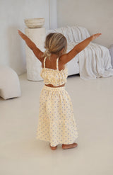 LIMON BLEU CROP & SKIRT SET