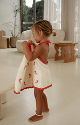 BIRDIE HALTER DRESS - LE JARDIN