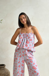TUSCAN BLOOM SINGLET TOP - MAMA