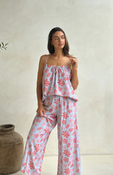 TUSCAN BLOOM SINGLET TOP - MAMA