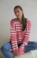 MAMA POPPY STRIPE KNIT
