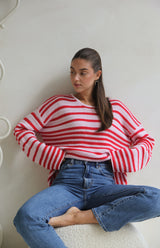 MAMA POPPY STRIPE KNIT