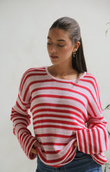 MAMA POPPY STRIPE KNIT