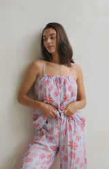 TUSCAN BLOOM SINGLET TOP - MAMA
