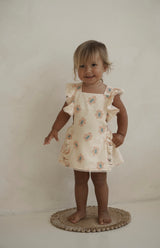 LAYA DRESS - PEACHY BLOOMS