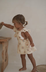 LAYA DRESS - PEACHY BLOOMS