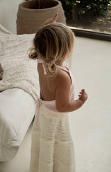 SYLVIE CROCHET TOP - PINK