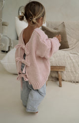 AGNES TIE BACK KNIT - BLUSH