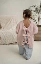 AGNES TIE BACK KNIT - BLUSH