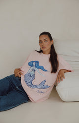 PINK MERMAID TEE - MAMA