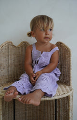 AVA CROCHET PANT - LILAC