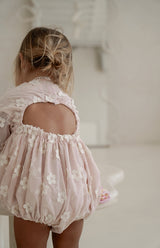 LOLLY ROMPER - CELESTE BLUSH