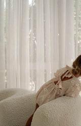 CORA ROMPER - CELESTE BLUSH