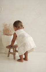 INDIA CROCHET DRESS - CREAM