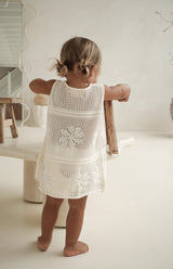 INDIA CROCHET DRESS - CREAM