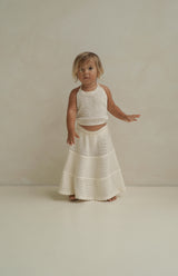 SYLVIE CROCHET TOP - CREAM