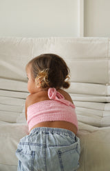 BONNIE HALTER TOP -PINK