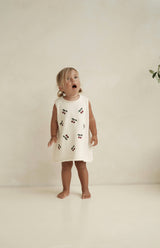 CHERRY DRESS - CREAM