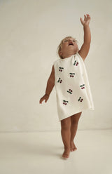 CHERRY DRESS - CREAM