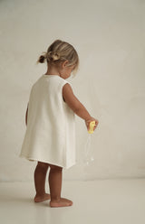 CHERRY DRESS - CREAM