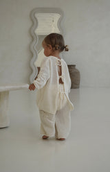 FLORA CROCHET PANT - CREAM