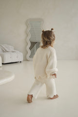 AUDREY KNIT PANT - CREAM