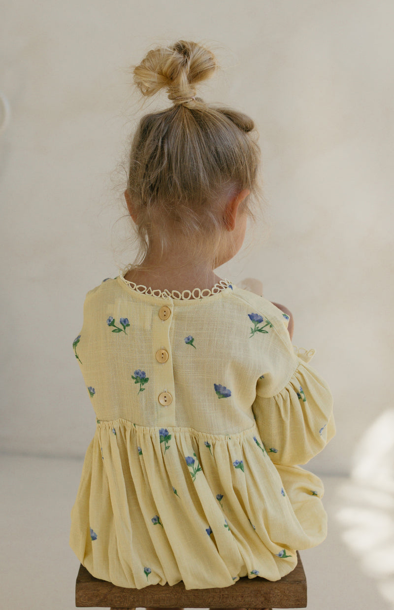 NOELLE ROMPER - BELLE FLEUR LEMON