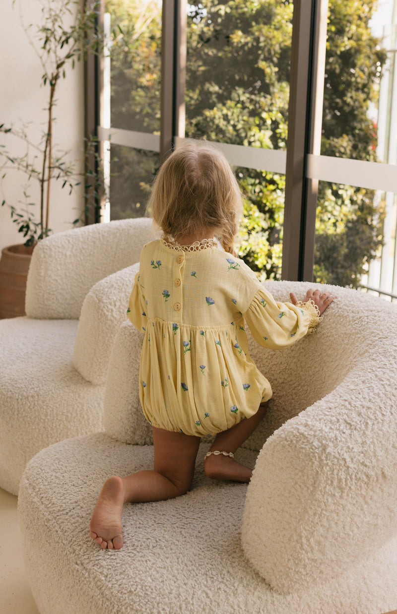 NOELLE ROMPER - BELLE FLEUR LEMON