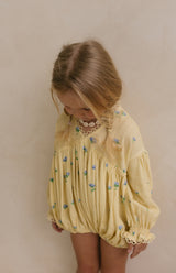 NOELLE ROMPER - BELLE FLEUR LEMON