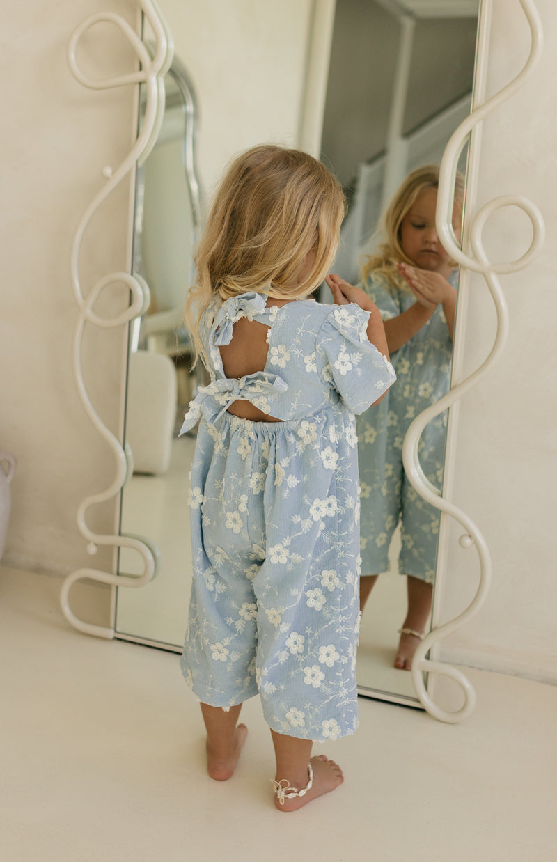 CORA JUMPSUIT - CELESTE BLUE