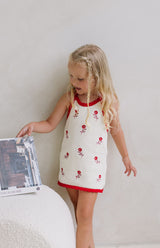 BIRDIE HALTER DRESS - LE JARDIN