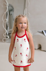 BIRDIE HALTER DRESS - LE JARDIN