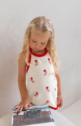 BIRDIE HALTER DRESS - LE JARDIN