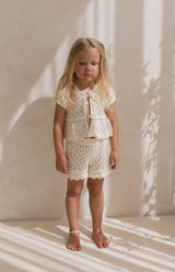 GIGI CROCHET TOP - CREAM