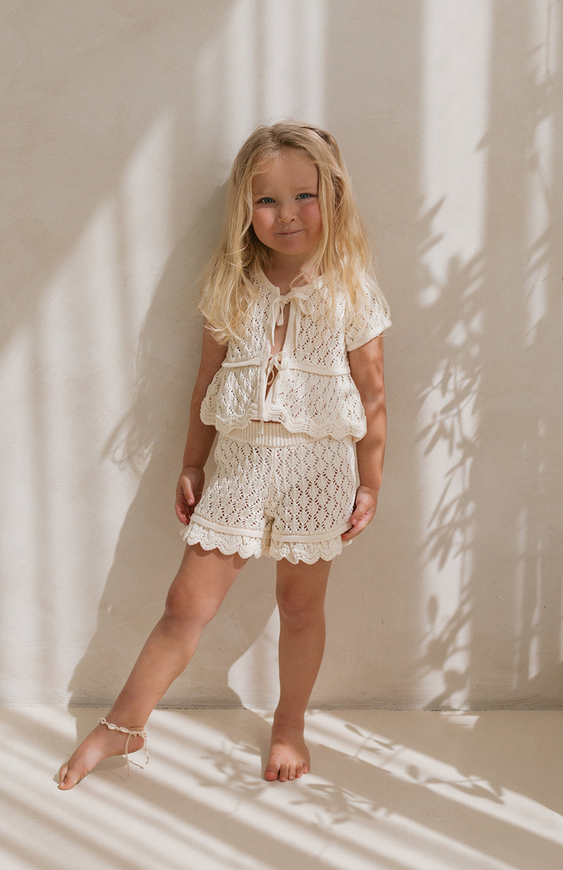 GIGI CROCHET TOP - CREAM