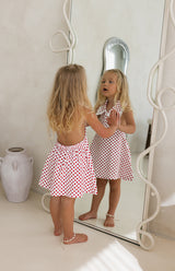 ROSIE DRESS - CHERRY POLKA