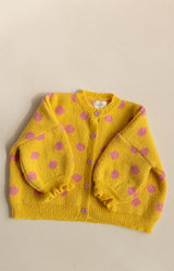 DOT CARDIGAN - MARIGOLD