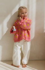 DOT CARDIGAN - WATERMELON