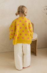DOT CARDIGAN - MARIGOLD