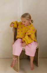 DOT CARDIGAN - MARIGOLD