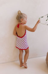 BIRDIE HALTER DRESS - CHERIE DOTTIE