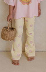 BUTTER DOT RIBBED FLARES