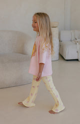 BUTTER DOT RIBBED FLARES