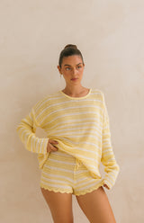 MAMA BUTTERCUP STRIPE KNIT