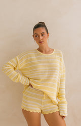 MAMA BUTTERCUP STRIPE KNIT