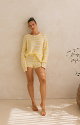 MAMA BUTTERCUP STRIPE KNIT